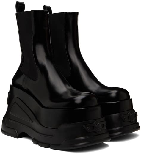 versace medusa anthem platform boots|Versace platform heels price.